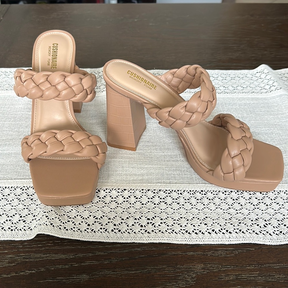 Braided heel sandals- 8.5W